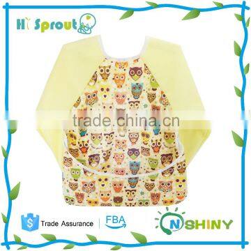 Unisex Waterproof Useful Baby New Style Sleevd Bib