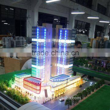 Commercial centre miniature scale model for exhibition