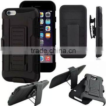 Hot Selling TPU+PC combo case for iphone 6 ,pc Stand Case For iphone 6,phone case for iphone 6