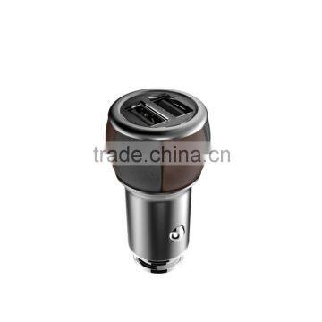 High Sales Colorful Safety 5V 2.4A Genuine Leather Car Charger photo-5