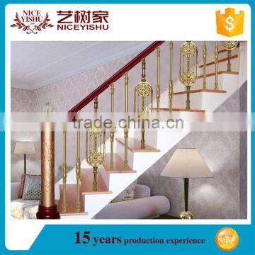 ornamental wrought iron stair railing / decorative wrought iron handrails supplier