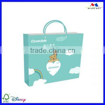 Cute baby clothing paper bag