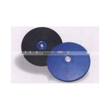 Rubber backing pad