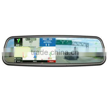 5.0 inch Android car rear view mirror GPS Navigation with camera and drivecam