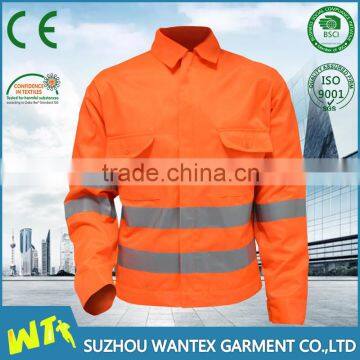 wholesale cheap workwear TC safety working jackets reflective working jackets