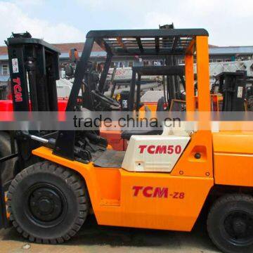 TCM forklift 5 ton for sale, FD50Z8, FD30, FD70, FD80, FD100, FD150, used forklift