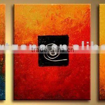 Abstract canvas oil painting
