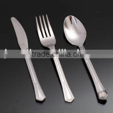 plastic silver cutlery,disposable plastic cutlery