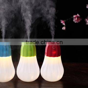 Best Selling in 2015 Pumpkin Mini Humidifier With LED Lamp, Usb Charging Ultrasonic Humidifier