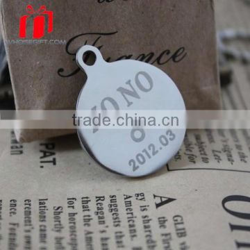 custom pet id tag with laser engraved content