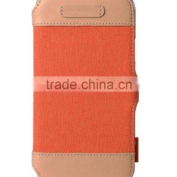 Cool Stylish Artificial Leather Case Cru Series Nubook Type for Samsung Galaxy S5