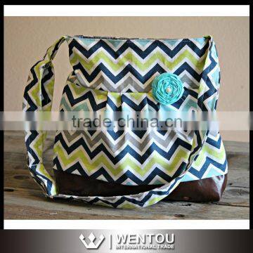 Wholesale Chevron Messenger Concealed Carry Purse