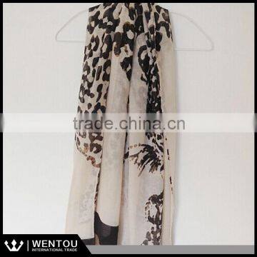 Chinese Cheap Animal Printing Fashion Shawl Instant Shawl