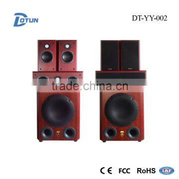 Double professional subwoofer active audio bluetooth home speaker