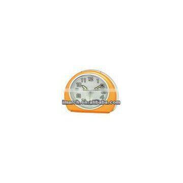 orange arch clock,shining clock,table alarm clock