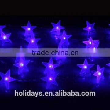 Party Fairy Lights Battery Operated Five-pointed Star LED Christmas String Lights photo-2
