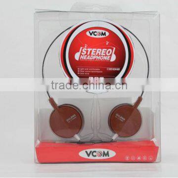 Transparent packaging fashion super bass fashion headphone