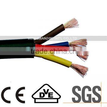 high quality 3*1.5mm2 CCC 227IEC4 copper electric wire round electric cable