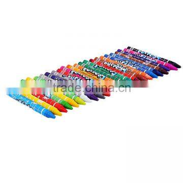 Art Supply Lovely Animal Print Non-Toxic Bulk 24 Pcs Wax Crayon Oil Painting Stick Student School,