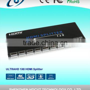 Ultra HDMI Splitter 8 way, high speed 4K*2k, hot sale