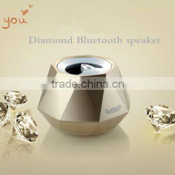 Luxurious Exquisite Diamond Shaped Bluetooth Speaker Car Bluetooth Speaker Outdoor Mini Wireless Speaker photo-2