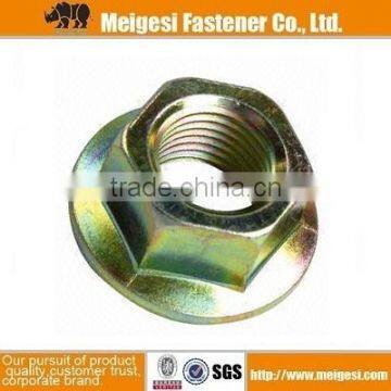 Manufacturer industrial flange nut/industrial hex nylock nut/industrial DIN6923 hex nuts with flange