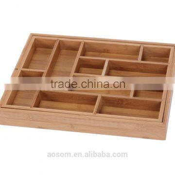 Kitchen Wooden Bamboo Packing Box Tableware Storage Box