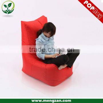 Oversized red bean bag chair