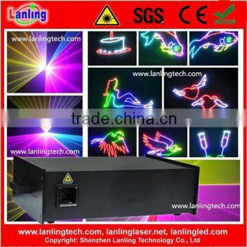 5W Full color RGB Animation Laser with Logo Projector