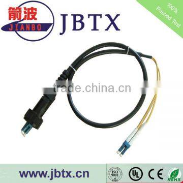 LC Duplex Armoured Single mold Waterproof pigtail Patch Cord