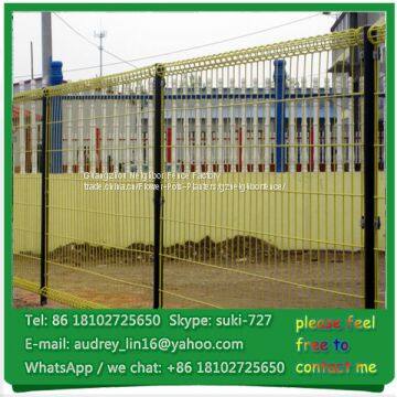 Clear fencing design double loop wire playground fencing for kids