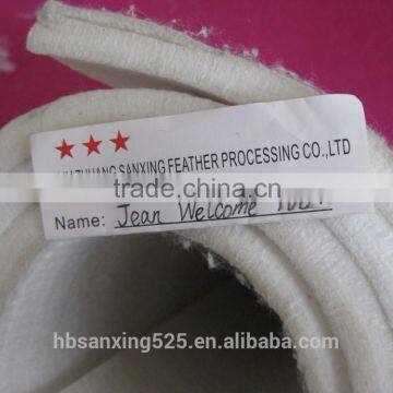 Industrial wool felt 1500GSM thickness 1-15MM white color