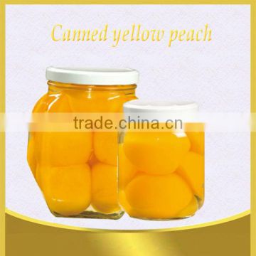 canned yellow peach in syrup