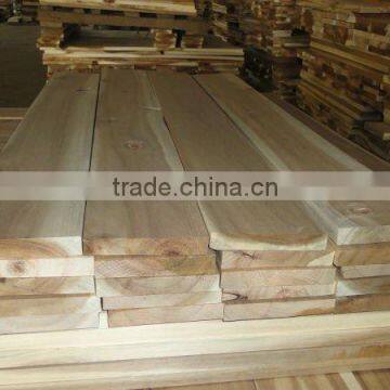 Acacia sawn timber KD/ AD S4S for flooring