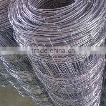 2m hinge joint knotted field fence/ high tensile woven cattle fence factory