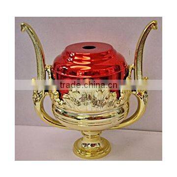 Twin horn base for trophy plastic trophy