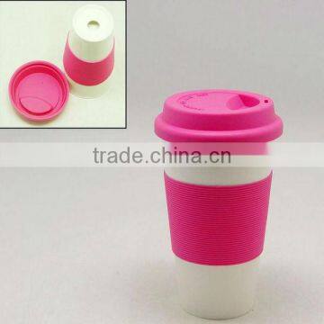 reusable custom coffee cup sleeve with cover