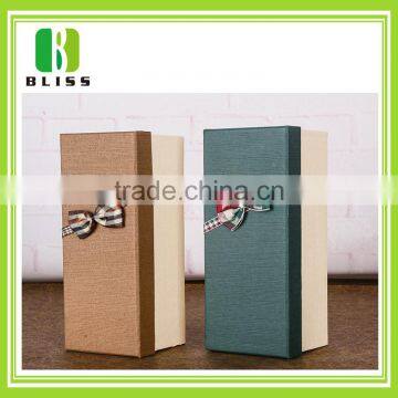 Delivery on time cute packaging paper bow tie box wholesale