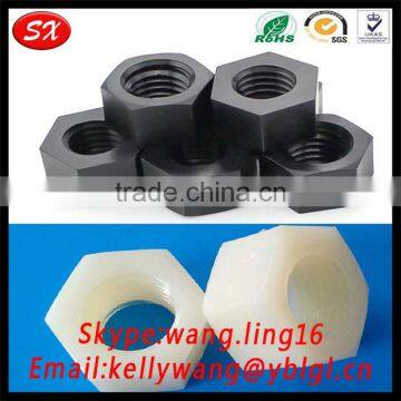 M3 M4 M5 M6 M8 M10M12 M16 Plastic Nylon Spacer WhiteBlack Metric Hex Nut