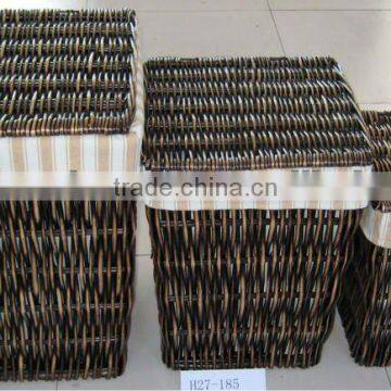 Attractive Square Willow Basket