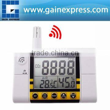 Digital Wall Mount Indoor Air Quality Temperature RH Carbon Dioxide CO2 Monitor/Detector Sensor Controller 0~2000ppm Range