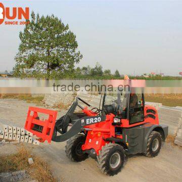 ER20 Mini Wheel Loader Everun Brand New Generation Farm Equipment With Pallet Forks photo-2
