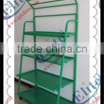 Heavyduty Mobile Multiuse Iron Flower Shop Rack Shelf photo-2