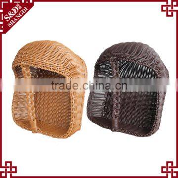 Beautiful Plastic Weave Basket for Hotels Shoes Storage