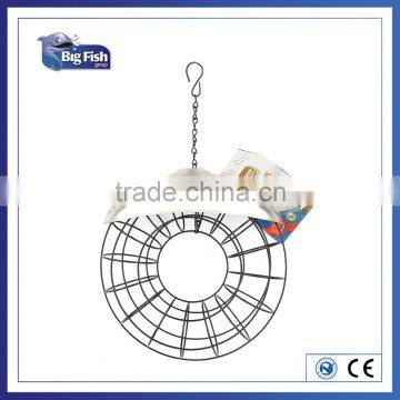 Deluxe Bird Feeder Seed Nuts Suet Fat Ball Wild Bird Feeding Station Donut Shape photo-2