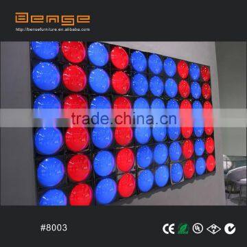 2015 Best Hot Sales LED Disco Bubble Panel Wall Light With Mirror 80*80CM photo-4