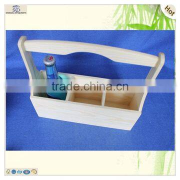Solid Fruit Wine Beer Use Pine Wooden Furniture Basket photo-6