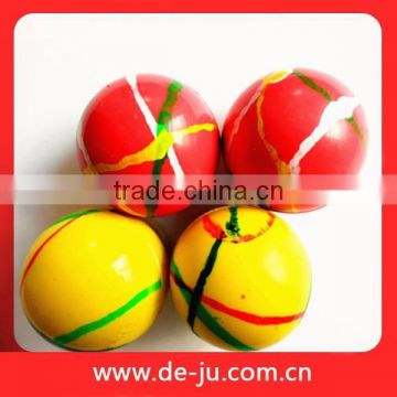 Strip Colorful Childhood Outdoor Toys Rubber Bouncy Balls