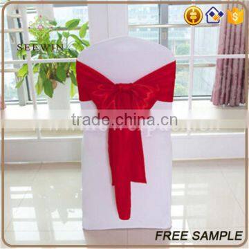 Cheap Satin Chair Sashes for Wedding Deco photo-6