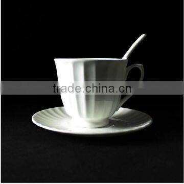 cappuccino porcelain coffee cup and saucer